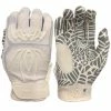 2023 Spiderz HYBRID Batting Gloves: White/White 2 2023 Spiderz HYBRID Batting Gloves: White/White -Deals Baseball Glove Store 2020HybWhiteout