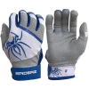 2022 Spiderz PRO Model Batting Gloves: White/Royal Blue -Deals Baseball Glove Store 2022SpiderzPRO White RoyalBlue