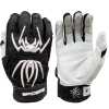 2022 Spiderz ENDITE Batting Gloves: Black And White