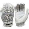 2022 Spiderz ENDITE Batting Gloves: Grey And White -Deals Baseball Glove Store 22EnditeGrayWhite