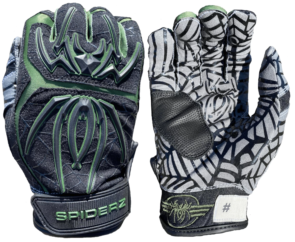 2020 Spiderz HYBRID Limited Edition Batting Gloves: "40 MIKE MIKE" 3 2020 Spiderz HYBRID Limited Edition Batting Gloves: "40 MIKE MIKE"