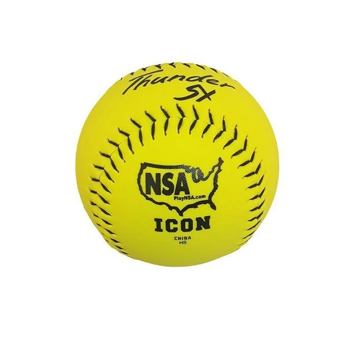 Dudley Thunder SY HYCON ICON NSA 12" Synthetic Slowpitch Softballs (DOZEN): 4E824Y 4 Dudley Thunder SY HYCON ICON NSA 12" Synthetic Slowpitch Softballs (DOZEN): 4E824Y - Image 2