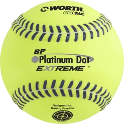 Worth Platinum Dot EXTREME Batting Practice Softballs: BPX12U