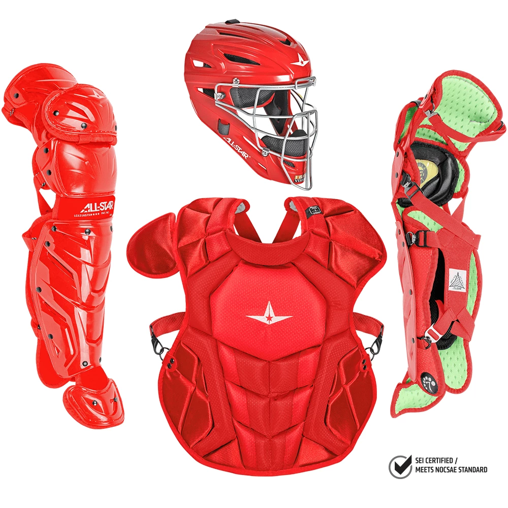 All-Star S7 Axis Elite (Ages 12-16) Solid Catcher's Kit NOCSAE Approved: CKCC1216S7XS 7 All-Star S7 Axis Elite (Ages 12-16) Solid Catcher's Kit NOCSAE Approved: CKCC1216S7XS - Image 5