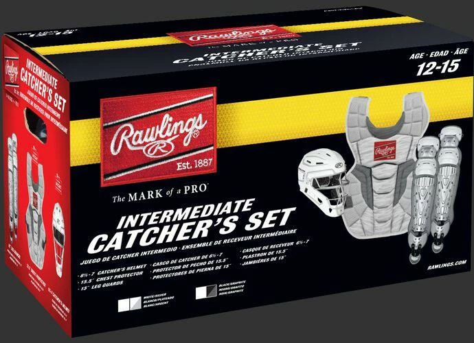 Rawlings Intermediate Black/Graphite VELO 2.0 Catcher's Gear Box Set: CSV2I-B/GPH 4 Rawlings Intermediate Black/Graphite VELO 2.0 Catcher's Gear Box Set: CSV2I-B/GPH - Image 2