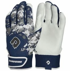 DeMarini Adult Digi Camo II Batting Gloves: WTD6113 -Deals Baseball Glove Store DeMarini Navy Batting Gloves WTD6113NA
