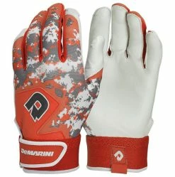DeMarini Adult Digi Camo II Batting Gloves: WTD6113 -Deals Baseball Glove Store DeMarini Orange Batting Gloves WTD6113OR