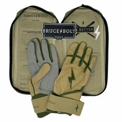 Bruce Bolt Premium Pro Military Series Long Cuff Batting Gloves: Beige 10 Bruce Bolt Premium Pro Military Series Long Cuff Batting Gloves: Beige -Deals Baseball Glove Store IMG 0884
