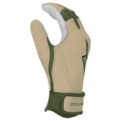 Bruce Bolt Premium Pro Military Series Short Cuff Batting Gloves: Beige -Deals Baseball Glove Store IMG 0889