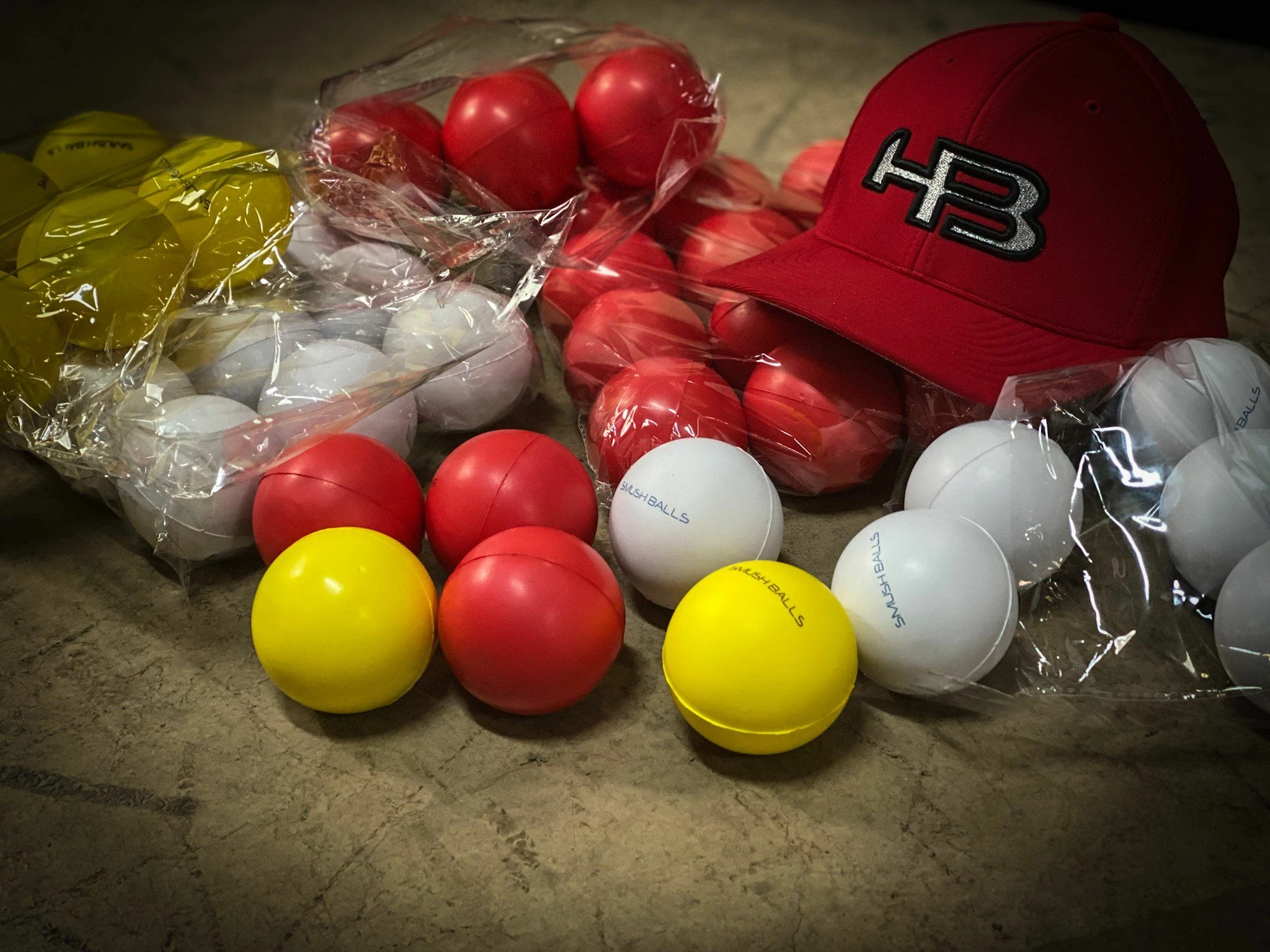 One Dozen (12) SMUSHBALLS The Ultimate Indoor & Outdoor Batting Practice Ball: Red 3 One Dozen (12) SMUSHBALLS The Ultimate Indoor & Outdoor Batting Practice Ball: Red - Image 2