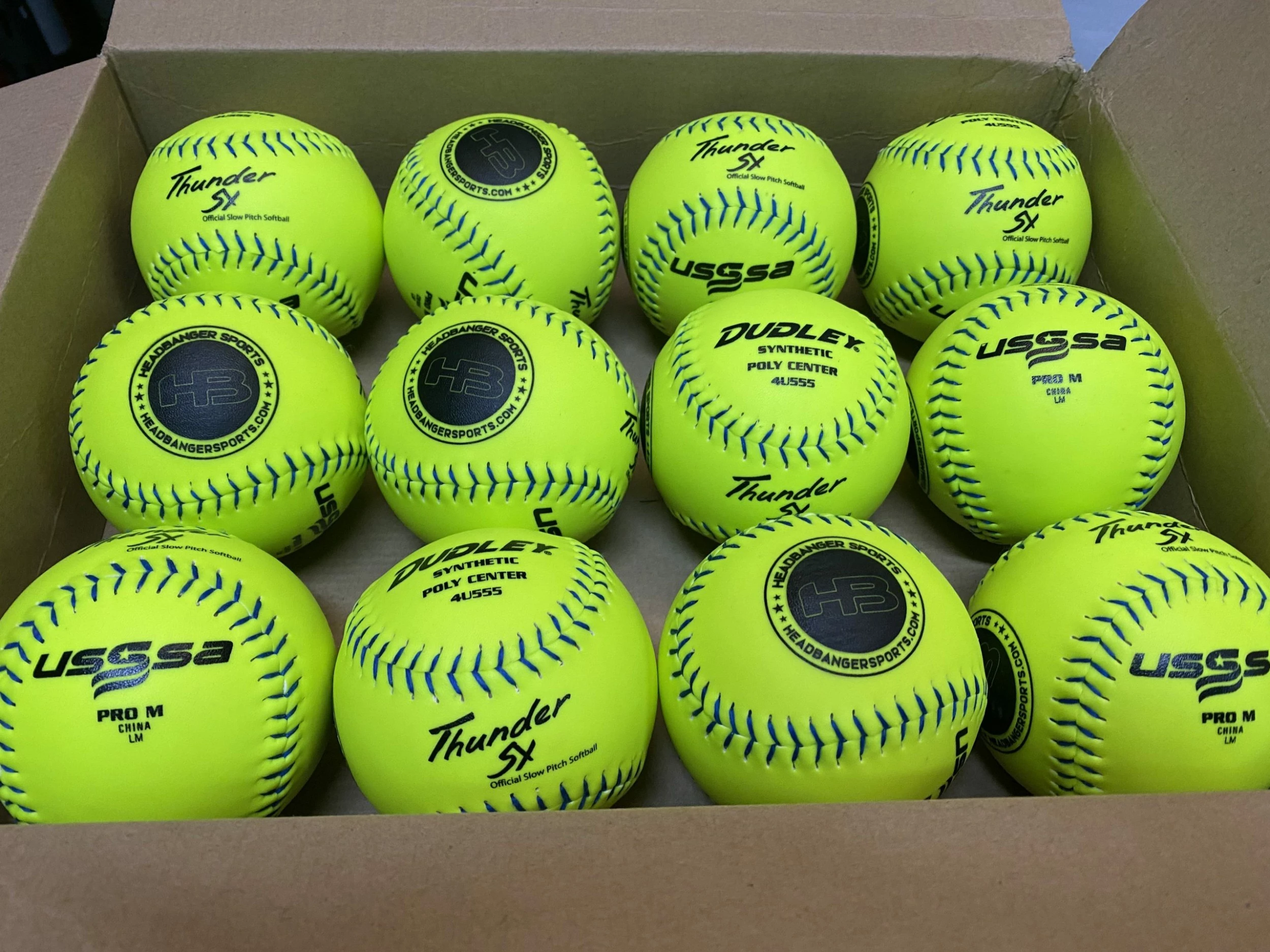 Dudley Thunder SY Slowpitch Softball 12” USSSA PRO M – (DOZEN): 4U555 4 Dudley Thunder SY Slowpitch Softball 12” USSSA PRO M – (DOZEN): 4U555 - Image 2