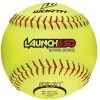 Worth 12" Launch 650 Ultimate Distance Slowpitch Softballs (Dozen): L650Y -Deals Baseball Glove Store L650Y