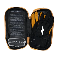 Bruce Bolt PREMIUM PRO Long Cuff Batting Gloves: Black 15 Bruce Bolt PREMIUM PRO Long Cuff Batting Gloves: Black -Deals Baseball Glove Store LC BLKG BAG2