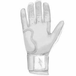 Bruce Bolt PREMIUM PRO Chrome Series Long Cuff Batting Gloves: White 14 Bruce Bolt PREMIUM PRO Chrome Series Long Cuff Batting Gloves: White -Deals Baseball Glove Store LC CHRW PALM