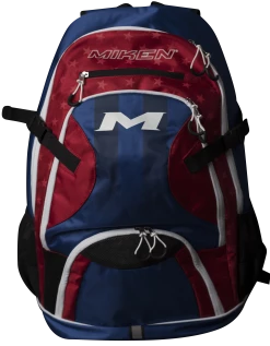 Miken Baseball And Softball Backpack: MKBG18-BP -Deals Baseball Glove Store MKBG18 BP RWB