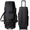 Miken MKMK7X Black Pro Wheeled Roller Bat Bag: MKMK7X-PRO-BLK -Deals Baseball Glove Store MKMK7X PROBLACKFrontandBack
