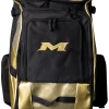 2022 Miken MK7X Baseball & Softball Backpack (Freak Gold Series): MKMK7X-BP-GLD 1 2022 Miken MK7X Baseball & Softball Backpack (Freak Gold Series): MKMK7X-BP-GLD -Deals Baseball Glove Store MKMK7x BPGOLD