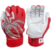 2022 Spiderz PRIZM Batting Gloves: Red/Silver -Deals Baseball Glove Store PRIZM RedSilver