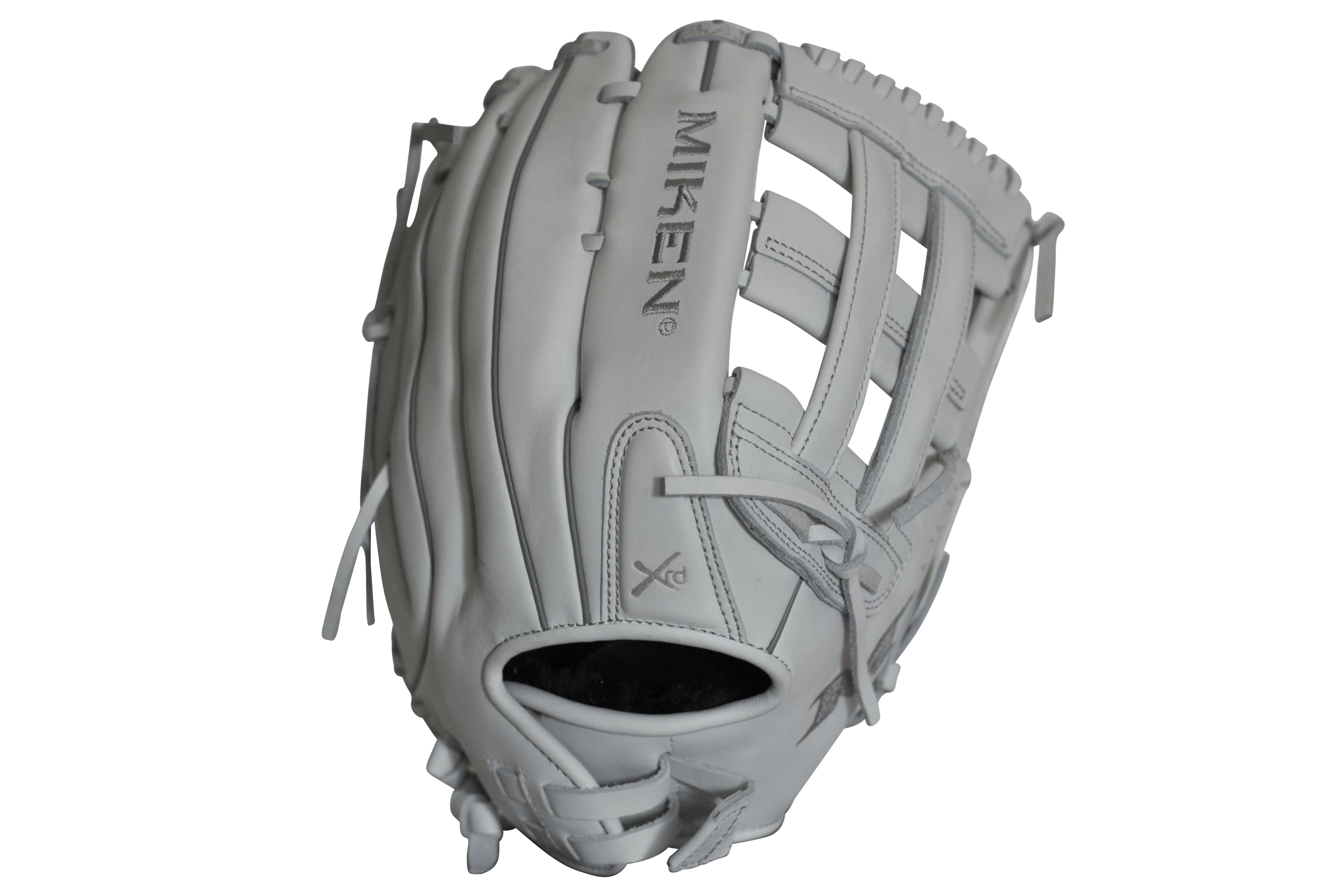 Miken Pro Series 15" Slow Pitch Fielding Glove - White/White: PRO150WW 3 Miken Pro Series 15" Slow Pitch Fielding Glove - White/White: PRO150WW