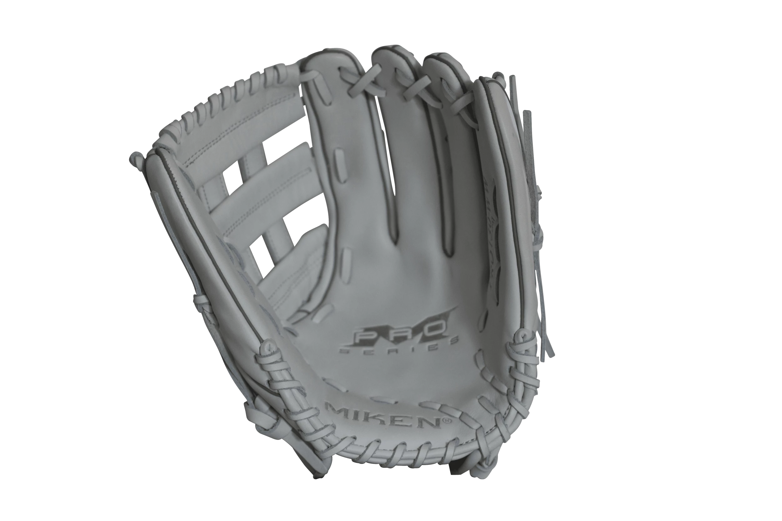 Miken Pro Series 15" Slow Pitch Fielding Glove - White/White: PRO150WW 6 Miken Pro Series 15" Slow Pitch Fielding Glove - White/White: PRO150WW - Image 4