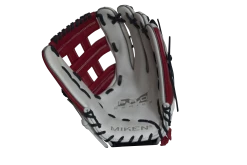 Miken Pro Series 13.5″ Slow Pitch Fielding Glove – White/Scarlet/Navy: PRO135WSN -Deals Baseball Glove Store PRO135WSN FRONT 52f0eec0 b474 43b5 97ee 16036864fd5f