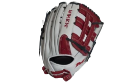 Miken Pro Series 14″ Slow Pitch Fielding Glove – White/Scarlet/Navy: PRO140WSN 8 Miken Pro Series 14″ Slow Pitch Fielding Glove – White/Scarlet/Navy: PRO140WSN -Deals Baseball Glove Store PRO140WSN BACK