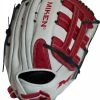 Miken Pro Series 14″ Slow Pitch Fielding Glove – White/Scarlet/Navy: PRO140WSN -Deals Baseball Glove Store PRO140WSN Slowpitch Softball Glove cec32f87 7538 4fc7 b315 9909f947c936