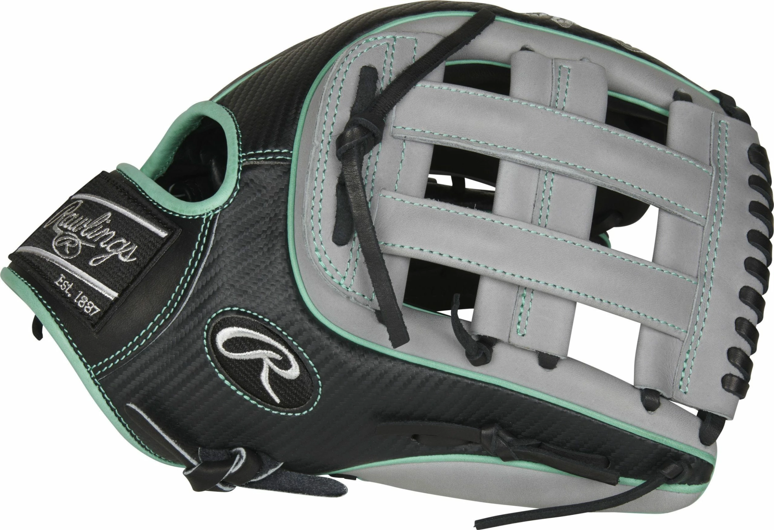 Rawlings Heart Of The Hide Hyper Shell 12.75" Baseball Glove: PRO3319-6BGCF 5 Rawlings Heart Of The Hide Hyper Shell 12.75" Baseball Glove: PRO3319-6BGCF - Image 3