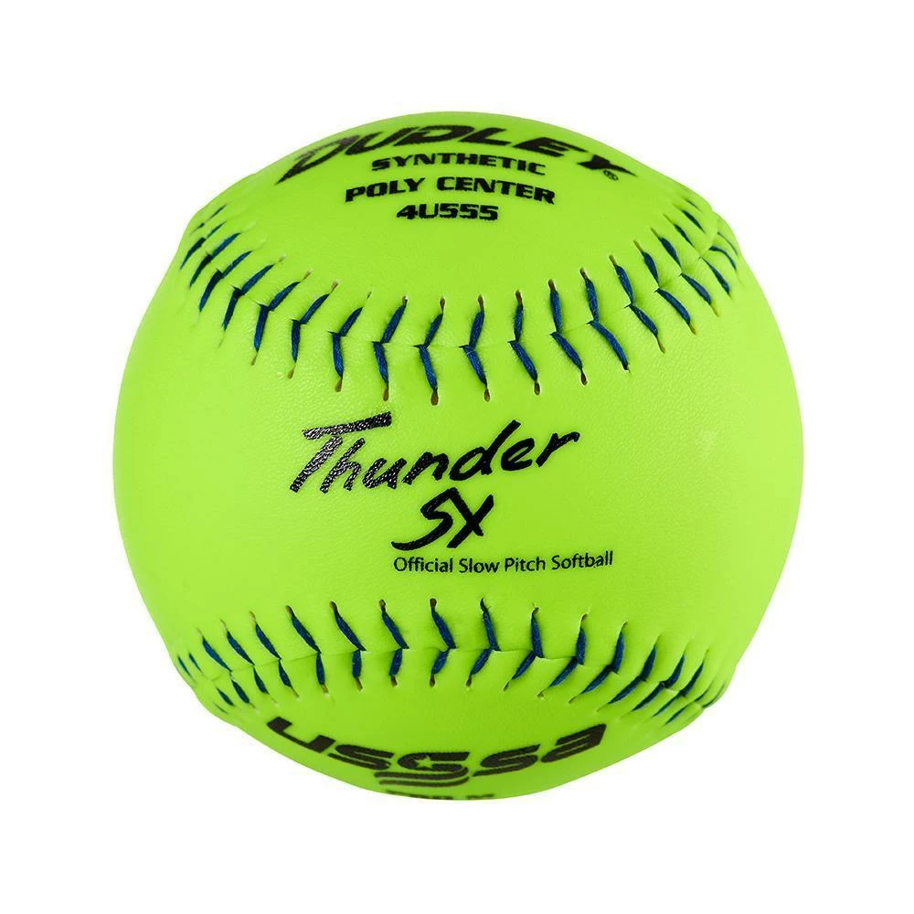 Dudley Thunder SY Slowpitch Softball 12” USSSA PRO M – (DOZEN): 4U555 3 Dudley Thunder SY Slowpitch Softball 12” USSSA PRO M – (DOZEN): 4U555