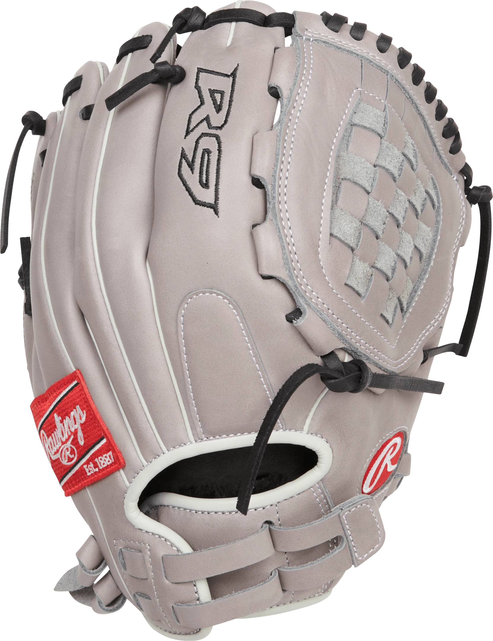 Rawlings R9 Series 11.5" Fastpitch Softball Glove: R9SB115U-3GW 3 Rawlings R9 Series 11.5" Fastpitch Softball Glove: R9SB115U-3GW