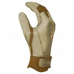 Bruce Bolt PREMIUM PRO Gold Series Batting Gloves: Short Cuff 17 Bruce Bolt PREMIUM PRO Gold Series Batting Gloves: Short Cuff -Deals Baseball Glove Store SC GLD SIDE