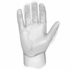 Bruce Bolt PREMIUM PRO BRINSON Series Short Cuff Batting Gloves: White 9 Bruce Bolt PREMIUM PRO BRINSON Series Short Cuff Batting Gloves: White -Deals Baseball Glove Store SC LBW PALM