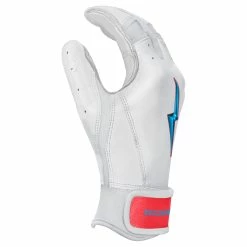 Bruce Bolt PREMIUM PRO BRINSON Series Short Cuff Batting Gloves: White 11 Bruce Bolt PREMIUM PRO BRINSON Series Short Cuff Batting Gloves: White -Deals Baseball Glove Store SC LBW SIDE