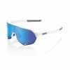 100% S2 Sunglasses Matte White - HiPER Blue Multilayer Mirror Lens 1 100% S2 Sunglasses Matte White - HiPER Blue Multilayer Mirror Lens -Deals Baseball Glove Store SP21 S2 60006 00006 3Q