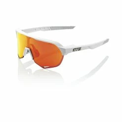 Deals Baseball Glove Store 49 100% S2 Sunglasses Soft Tact Off White - HiPER Red Multilayer Mirror Lens