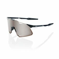 Deals Baseball Glove Store 34 100% HYPERCRAFT Sunglasses Gloss Black - HiPER Silver Mirror Lens