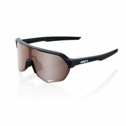 Deals Baseball Glove Store 28 100% S2 Sunglasses Soft Tact Black - HiPER Crimson Silver Mirror Lens