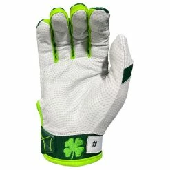 2023 Spiderz Ltd Ed "Lucky" ENDITE Batting Gloves: Dark Green/Kelly Green/White 7 2023 Spiderz Ltd Ed "Lucky" ENDITE Batting Gloves: Dark Green/Kelly Green/White -Deals Baseball Glove Store Spiderz Lucky Batting Gloves 2