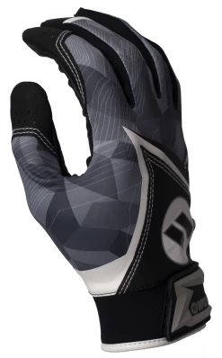 2020 Black Worth Batting Gloves: WBGL20-BLK 7 2020 Black Worth Batting Gloves: WBGL20-BLK -Deals Baseball Glove Store WBGL20 BLK side