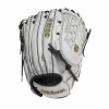 2022 Wilson A1000 V125 12.5" Outfield/Pitcher's Fastpitch Softball Glove: WTA10RF22V125 -Deals Baseball Glove Store WBW100182 0 A1000 FP V125 OF 125 White Black.png.cq5dam.web .1200.1200