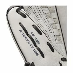 2022 Wilson A1000 V125 12.5" Outfield/Pitcher's Fastpitch Softball Glove: WTA10RF22V125 15 2022 Wilson A1000 V125 12.5" Outfield/Pitcher's Fastpitch Softball Glove: WTA10RF22V125 -Deals Baseball Glove Store WBW100182 6 A1000 FP V125 OF 125 White Black.png.cq5dam.web .1200.1200