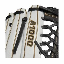 2022 Wilson A1000 T125 12.5" Outfield Fastpitch Softball Glove: WTA10RF22T125 -Deals Baseball Glove Store WBW100184 5 A1000 FP OF T125 125 White Black MetallicGold.png.cq5dam.web .1200.1200