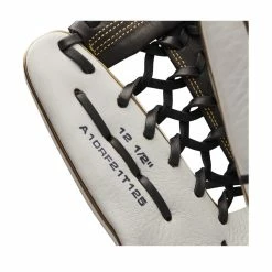 2022 Wilson A1000 T125 12.5" Outfield Fastpitch Softball Glove: WTA10RF22T125 -Deals Baseball Glove Store WBW100184 6 A1000 FP OF T125 125 White Black MetallicGold.png.cq5dam.web .1200.1200