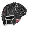 2022 Wilson A2000 M1DSS 33.5" Catcher's Mitt: WTA20RB22M1DSS -Deals Baseball Glove Store WBW100401 0 A2000 M1D C 335 Black White Red.png.cq5dam.web .1200.1200
