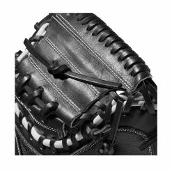 2022 Wilson A2000 M1DSS 33.5" Catcher's Mitt: WTA20RB22M1DSS -Deals Baseball Glove Store WBW100401 4 A2000 M1D C 335 Black White Red.png.cq5dam.web .1200.1200