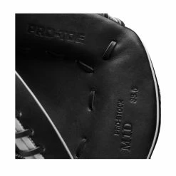 2022 Wilson A2000 M1DSS 33.5" Catcher's Mitt: WTA20RB22M1DSS -Deals Baseball Glove Store WBW100401 6 A2000 M1D C 335 Black White Red.png.cq5dam.web .1200.1200