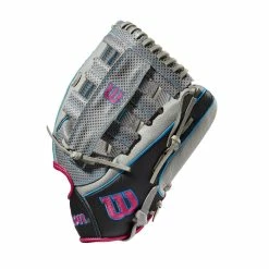 Wilson A2000 SCSP13SS 13" Slowpitch Softball Fielding Glove: WBW10040213 -Deals Baseball Glove Store WBW100402 2 A2000 SP13 SC 13 GreyDimpled GreySS BlackSS.png.cq5dam.web .1200.1200