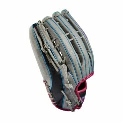 Wilson A2000 SCSP13SS 13" Slowpitch Softball Fielding Glove: WBW10040213 -Deals Baseball Glove Store WBW100402 3 A2000 SP13 SC 13 GreyDimpled GreySS BlackSS.png.cq5dam.web .1200.1200