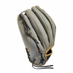 2022 Wilson A2000 SC V125SS 12.5" Outfield Fastpitch Softball Glove: WTA20RF22SCV125 -Deals Baseball Glove Store WBW100442 3 A2000 FP SC V125 125 Grey Black Gold.png.cq5dam.web .1200.1200