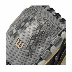 2022 Wilson A2000 SC V125SS 12.5" Outfield Fastpitch Softball Glove: WTA20RF22SCV125 -Deals Baseball Glove Store WBW100442 4 A2000 FP SC V125 125 Grey Black Gold.png.cq5dam.web .1200.1200